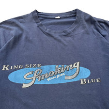 vintage 90s SMOKING King Size T-Shirt L papers rizla ocb weed marijuana cannabis