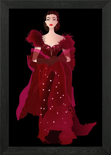 Scarlett hara roten kleid - scarlett,