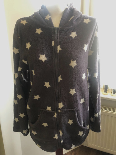 Weiche graue jacke mit kapuze - weiche,