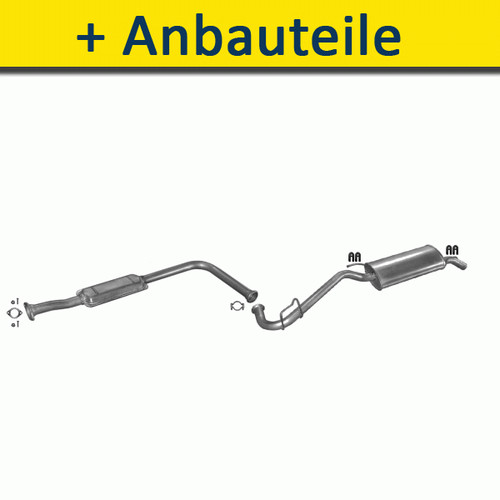 Auspuff auspuffanlage für - auspuff,