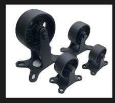 Bockrolle Gussrad Rolle Schwerlastrolle Eisenrolle Metallrolle Transportrolle