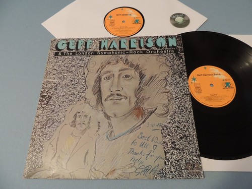 Signed geff harrison kin - lp, ex