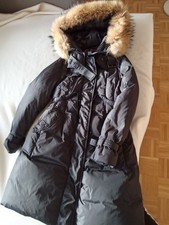 Moncler Damen Daunenmante Echter Pelz Kapuze Gr. 0/34/XS
