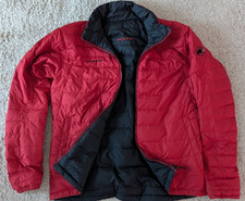 MAMMUT Whitehorn - Wende-Daunenjacke für Herren / Frauen / schwarz / rot / Gr. L