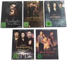 Die Twilight Saga Teil 1-5 DVD Fan Edition Film breaking dawn eclipse new moon