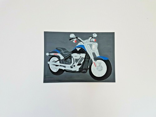 Bild gemälde motorrad - bild,,