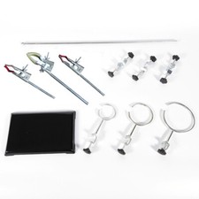 Laborstativ Laborständer Klemme Muffe Ring Laborstativ Kit Laborzubehör 60cm Kit