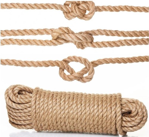 Juteseil naturhanf seil 6mm - juteseil,