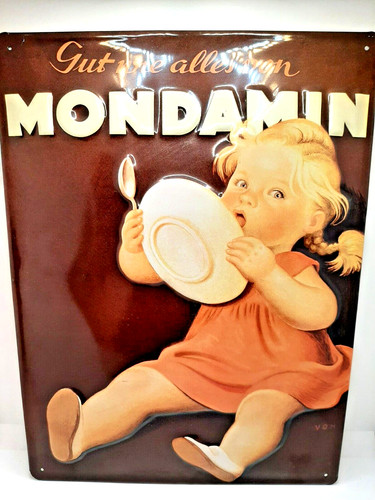 Mondamin blechschild - mondamin,