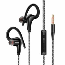 Kabelgebundene In-Ear-Sport-Hifi-Kopfhörer-Ohrhörer-Ohrbügel 3.5 mm mit MIC