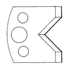 Scheppach Profilmesser Paar