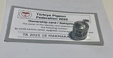 Türkei 2025 Brieftauben Ringe