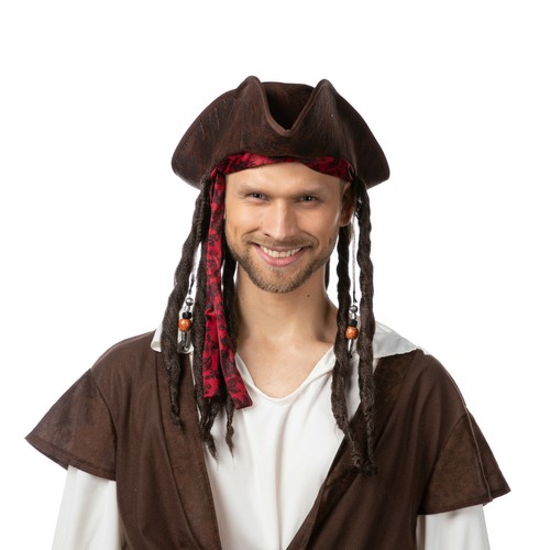 Erwachsene karibik piratenhut - erwachsene,