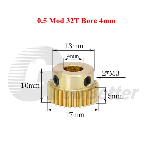 Zahnräder modul 32 zähne - modul,