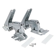 Scharnier Set wie Bosch Siemens 481147 für Kühl-Gefrier/Kombi L95mm/B54mm/42mm