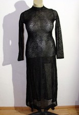 Transparentes langes Kleid mit