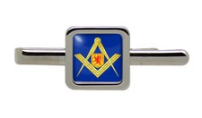 Schottische Steinmetze Quadratische Krawattennadel