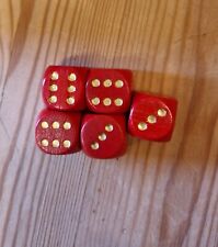 Reinhold Wittig Das Spiel Le Jeu HIER 5 ROTE WÜRFEL! Edition Perlhuhn The Game