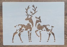 Schablone Hirsch Reh Tiere