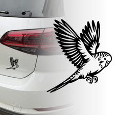 Auto Aufkleber | Wellensittich | Vogel | Versch.  Farben / Größen | Sticker 582