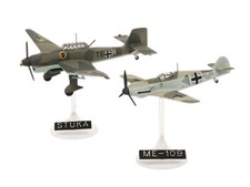 Messerschmitt Bf109E & Junkers Ju87B Stuka Flugzeuge Revell Modellbausatz 03770