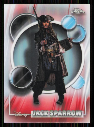 Jack sparrow topps chrome - sparrow,