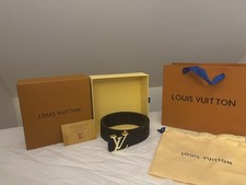 Schwarz Gold Designer Gürtel