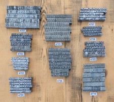 Bleischrift - 1 Set zur