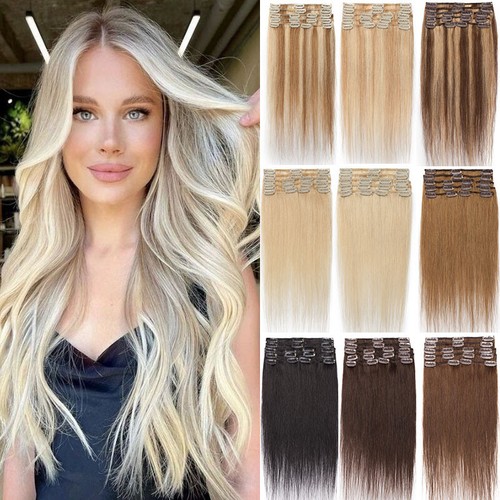 100 echthaar clip - in, haar