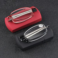 Tragbare Lesebrille Faltbar Leser Brille Sehhilfe mit Etui +1.0 1.5 2.0 3.0 4.0