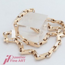 Halskette / Collier - Königs-Kette in 14K/585 Gelbgold/Weißgold - ca. 60 cm