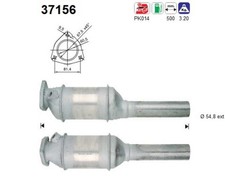 Katalysator 37156 für vw - katalysator,