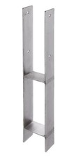 Pfostenanker H-Pfostenträger - Gabelweite 91mm - Gabeltiefe 60 mm - Länge 600 mm