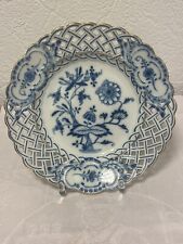 MEISSEN PRUNKTELLER KORBMUSTER