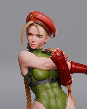 Cammy, Street Fighter, 1/4-1/24, Figur, Unbemalt, 3D-Druck, Statue, Abe3D