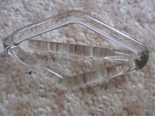 dekorative gläserene Schnalle für Band, Lederriemen, neuwertig, handgefertigt