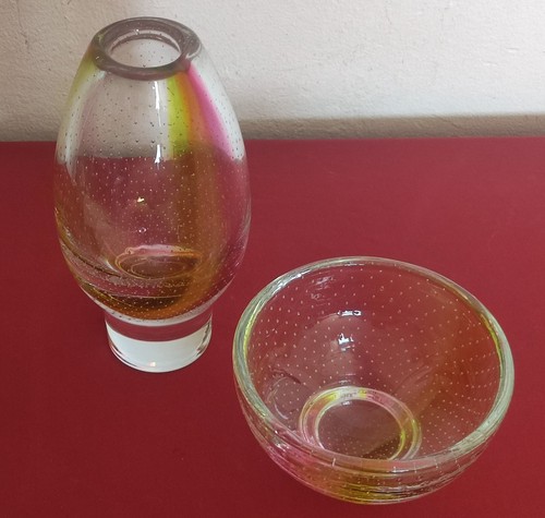 Kunstglas set vase und - set,
