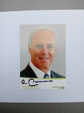Beckenbauer Franz DFB. Fußball Autogrammkarte Original Signiert Werbekarte 2006