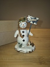 Hubrig Schneemann Rutschgefahr