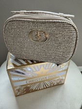 Dior Beauty Pouch Case Kosmetiktasche Gold NEU!❤️❤️