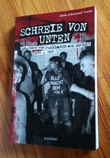 Schreie von unten - Songtexte von Punkbands aus der DDR 1979 - 1989 (Buch, Punk)