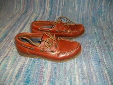 Ecco Sea Port Leder Schuhe Bootsschuhe unisex 39 Deckschuhe Segelschuhe 3 eye