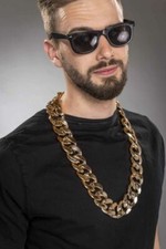 Riesen Goldkette Hip Hop Gangster Rapper Fasching Party 12950.179.2513
