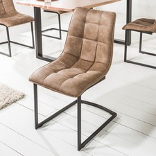 Industrial Freischwinger Stuhl