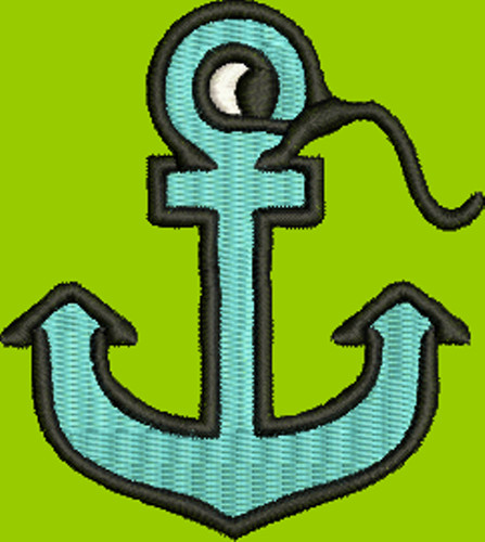 Stickdatei anker - ,