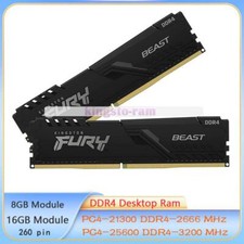FURY BEAST DDR4 RAM 8 GB 16GB