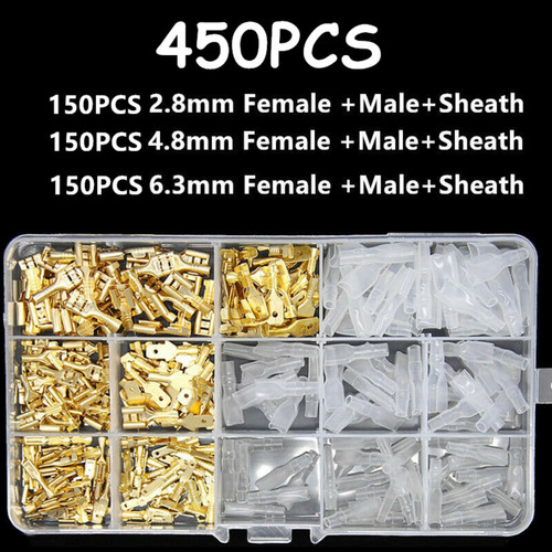 450 tlg flachstecker - 450-tlg, set