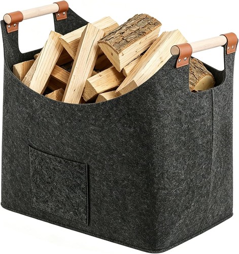 Holzkorb für kaminholz - holzkorb, 60l