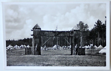 47507 Foto Postkarte Sachsen-Lager in Bomst Grenzmark Posen 1938 Bann 100 Zelte