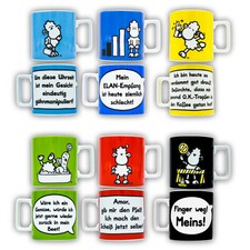 Kaffe Tasse Becher Trink Tasse mit Sprüchen SheepWorld Schaf Motiv 
